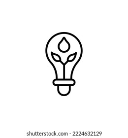 Ecology theme icon suitable for app, web or additional decoration in your project
