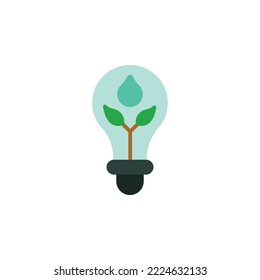 Icono de tema ecológico adecuado para aplicaciones, web o decoración adicional en tu proyecto