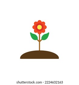 Ecology theme icon suitable for app, web or additional decoration in your project