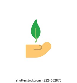 Ecology theme icon suitable for app, web or additional decoration in your project