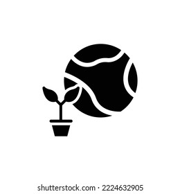 Ecology theme icon suitable for app, web or additional decoration in your project