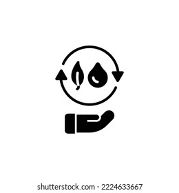 Ecology theme icon suitable for app, web or additional decoration in your project