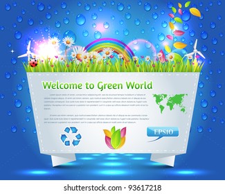 Ecology Theme Vector