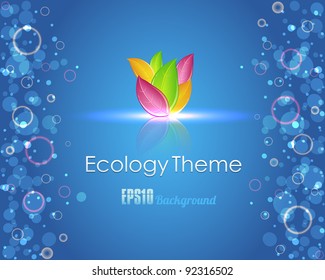 Ecology Theme Vector Design