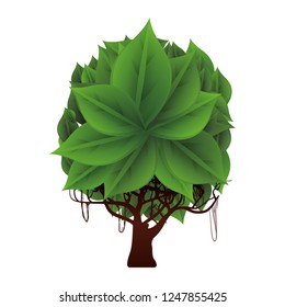ecology tree plant icon