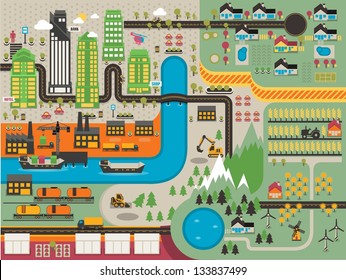 ecology vector background