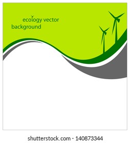 Ecology vector background.Healthy concept