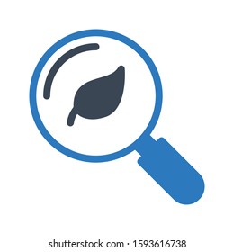 ecology vector glyph color icon 