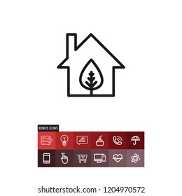 Ecology vector icon