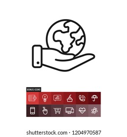 Ecology vector icon
