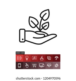 Ecology vector icon
