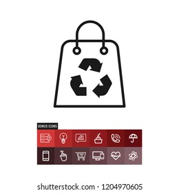 Ecology vector icon