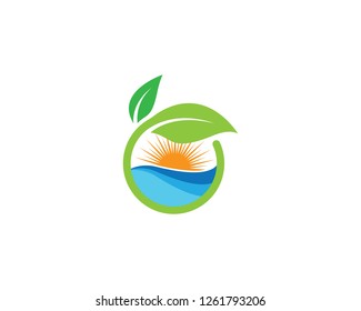 Ecology vector icon