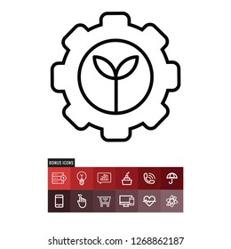 Ecology vector icon