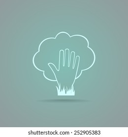 Ecology vector icon 