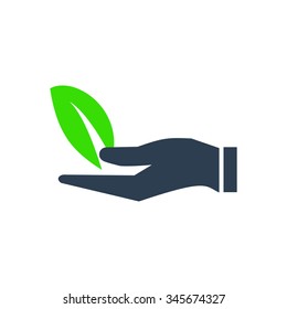 Ecology  vector icon. Vector illustration.