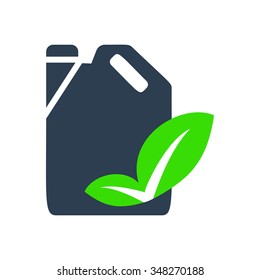 Ecology  vector icon. Vector illustration.