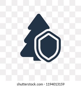 Ecology vector icon isolated on transparent background, Ecology transparency concept can be used web and mobile