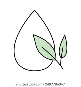 Ecology vector icon. Isolated on white background