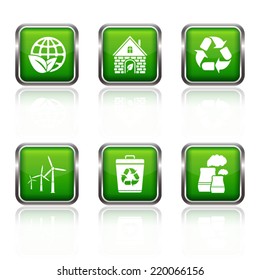 Ecology vector icons