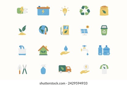 Ecology Vector Illustration in Flat Style