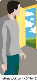 Serie de ilustraciones vectoriales ecológicas. Volver a la naturaleza. Revisa mi portafolio para más de esta serie así como miles de otros grandes vectores.