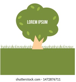 Ecology Vector Infographic Template For Your Design.The Picture For The Protection Of Nature.