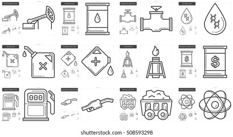 Ecology vector line icon set isolated on white background. Ecology line icon set for infographic, website or app. Scalable icon designed on a grid system.