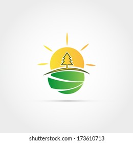 Ecology vector symbol