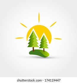 Ecology vector symbol