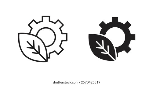 Ecology vector web icons set