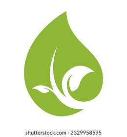 diseño de imágenes vectoriales del logotipo de la cascada ecológica 