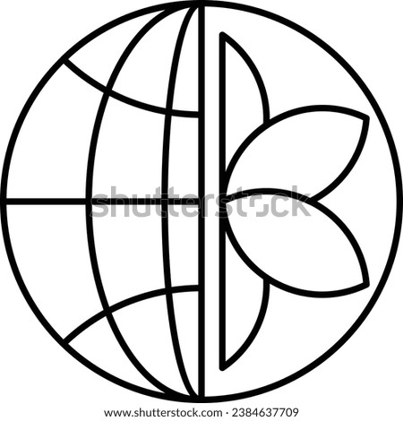 Ecology World Flower Globe Save The Earth