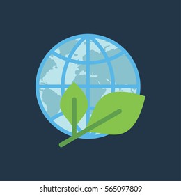 Ecology world icon