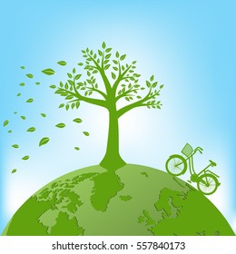 Ecology,Environment concept for heath of the Earth 