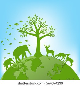 Ecology,Environment concept for heath the Earth 
