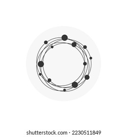 ECOMI (OMI) coin icon isolated on white background.