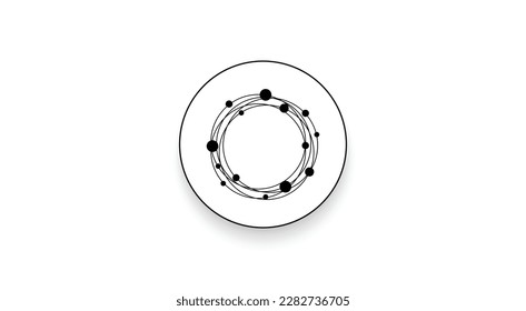 ECOMI, OMI cryptocurrency logo on isolated background with copy space. 3d vector illustration of ECOMI, OMI Token icon banner design concept.