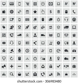 e-commerce 100 icons universal set for web and mobile