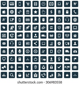 e-commerce 100 icons universal set for web and mobile