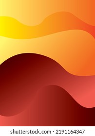 E-commerce abstract yellow orange red gradient fluid color block material vector background