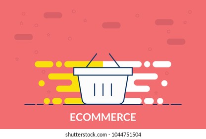 ecommerce basket icon