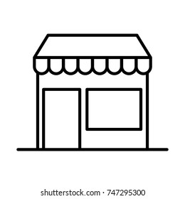 ecommerce building store digital online button symbol