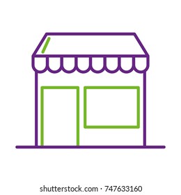 ecommerce building store digital online button symbol