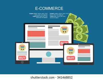 E-commerce. Business concept.