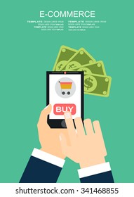 E-commerce. Business concept.