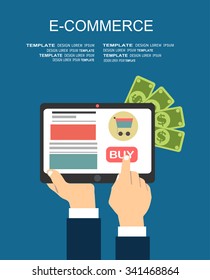 E-commerce. Business concept.