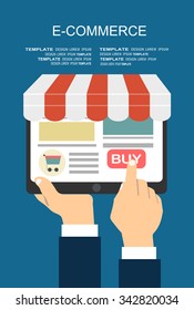 E-commerce. Business concept.