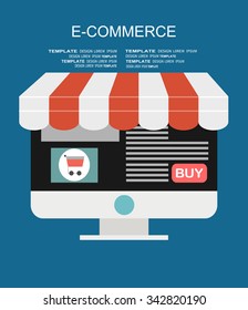 E-commerce. Business concept.