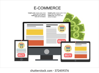 E-commerce. Business concept.